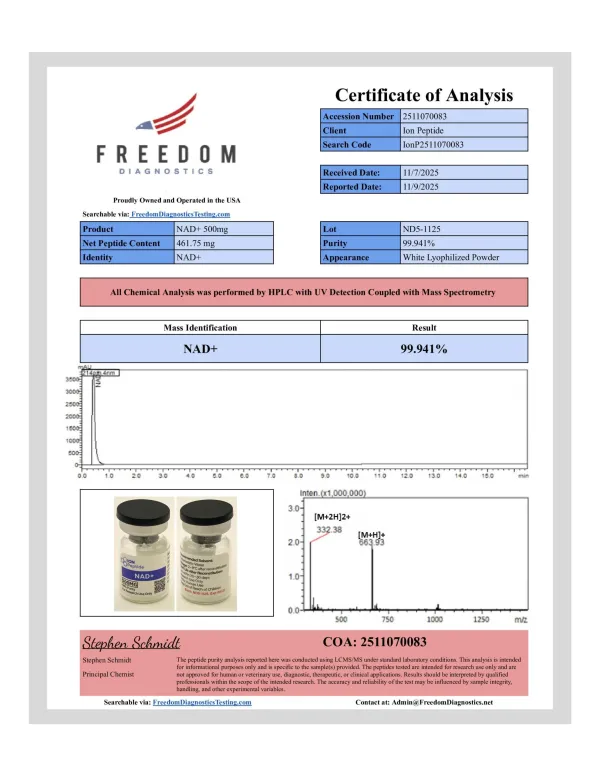 nad+ – 500mg